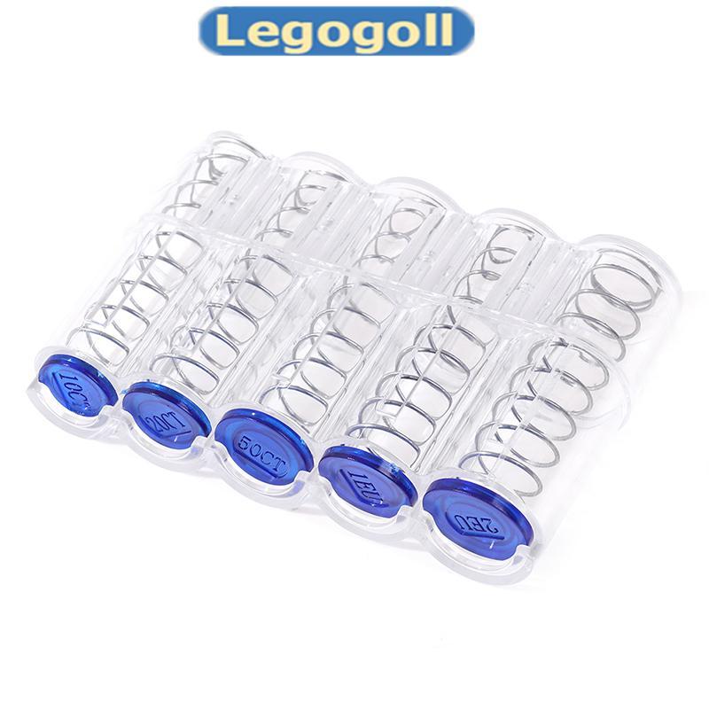 Legogoll Creative Storage Coins Purse Storage Box Euro Coin Dispenser Coin Holder Case ใหม่