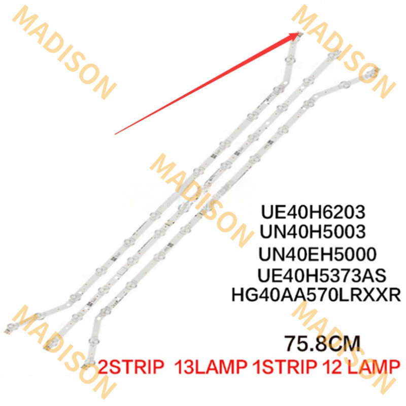 SAMSUNG ไฟแบ็คไลท์ LED TV ขนาด 40 นิ้ว ua40eh5000r hg40aa570lr ua40eh5005r ua40h4200ar ua40eh5000 1 