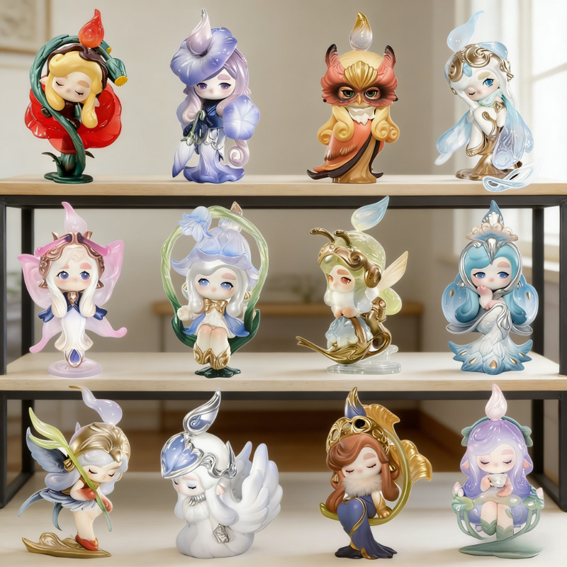 P POPMART CHAKA CHAKA Series Mystery Box Figure ของขวัญเล่นอินเทรนด์