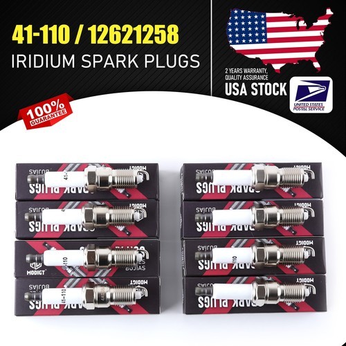8Pcs OEM Replacement Replace For 41-110 12621258 Premium Iridium IX Spark Plugs