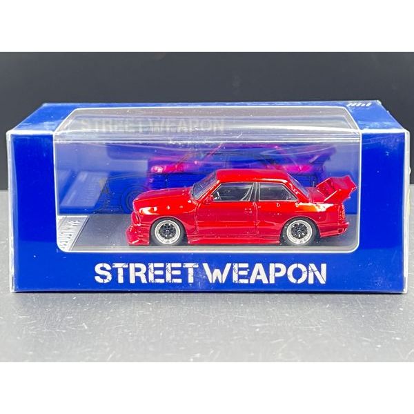 Street Weapon 1/64 
BMW E30 M3 LTO Modified : Red