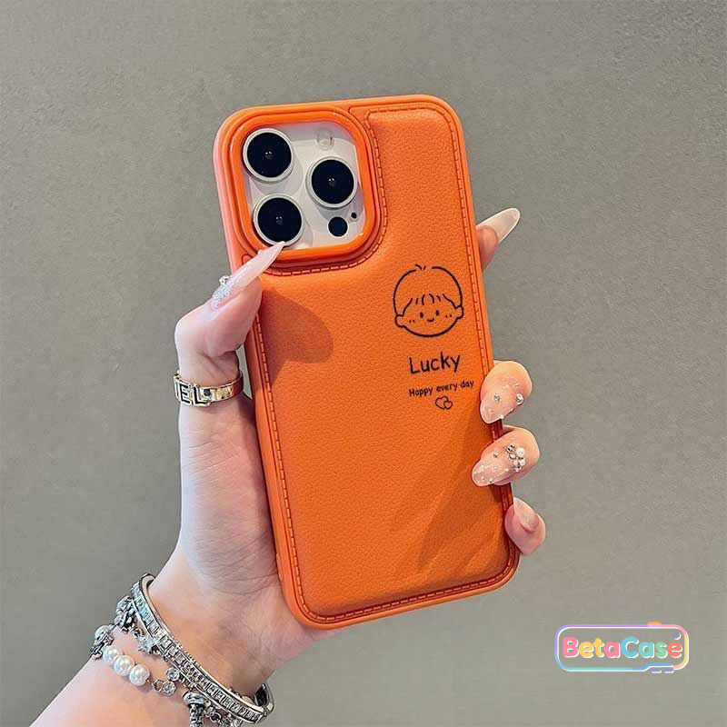 เคสไอโฟน ลายเด็กชายโชคดี การ์ตูน น่ารัก สนุกๆ Phone Case for iPhone 17 16 15 14 13 12 11 14plus 15plus 17ProMax 17Pro