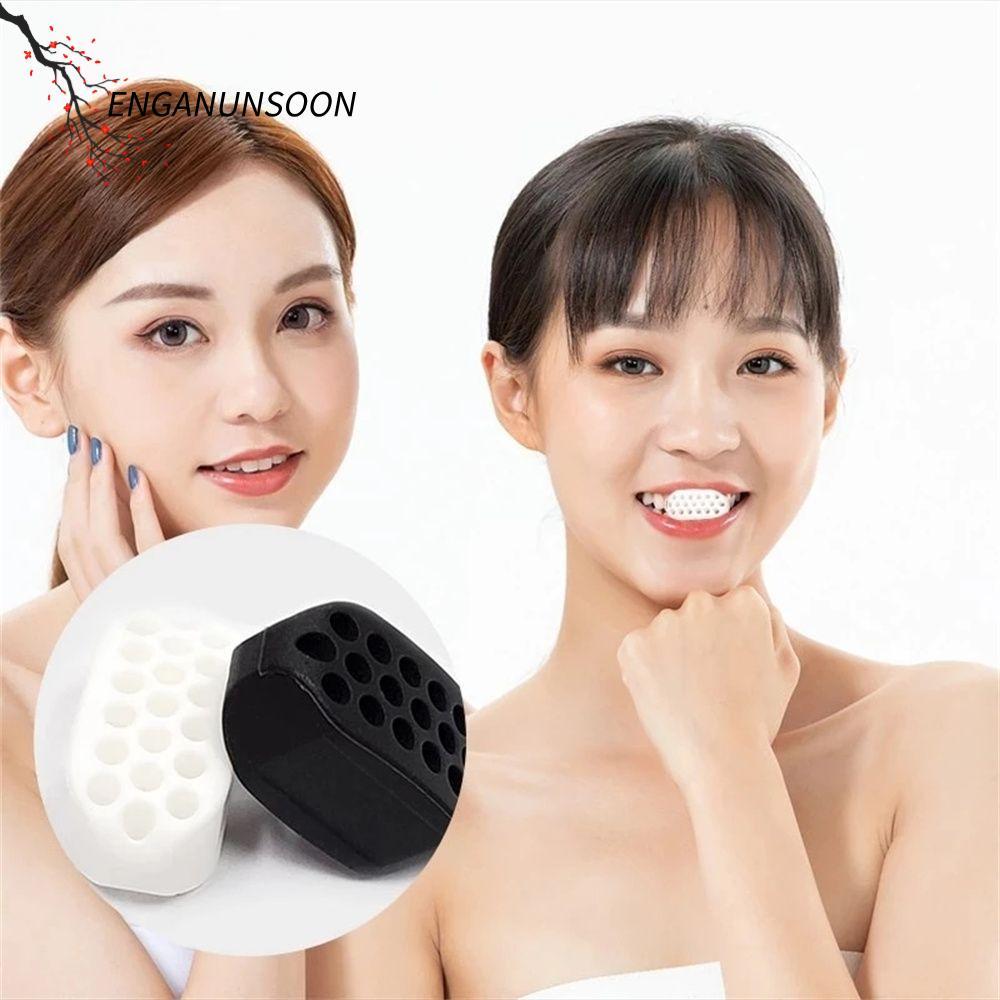 ENGANUNSOON Jaw Exerciser ออกกําลังกายฟิตเนสอุปกรณ์ Chin Cheek Lifting Anti-aging Jawliner กล้ามเนื้