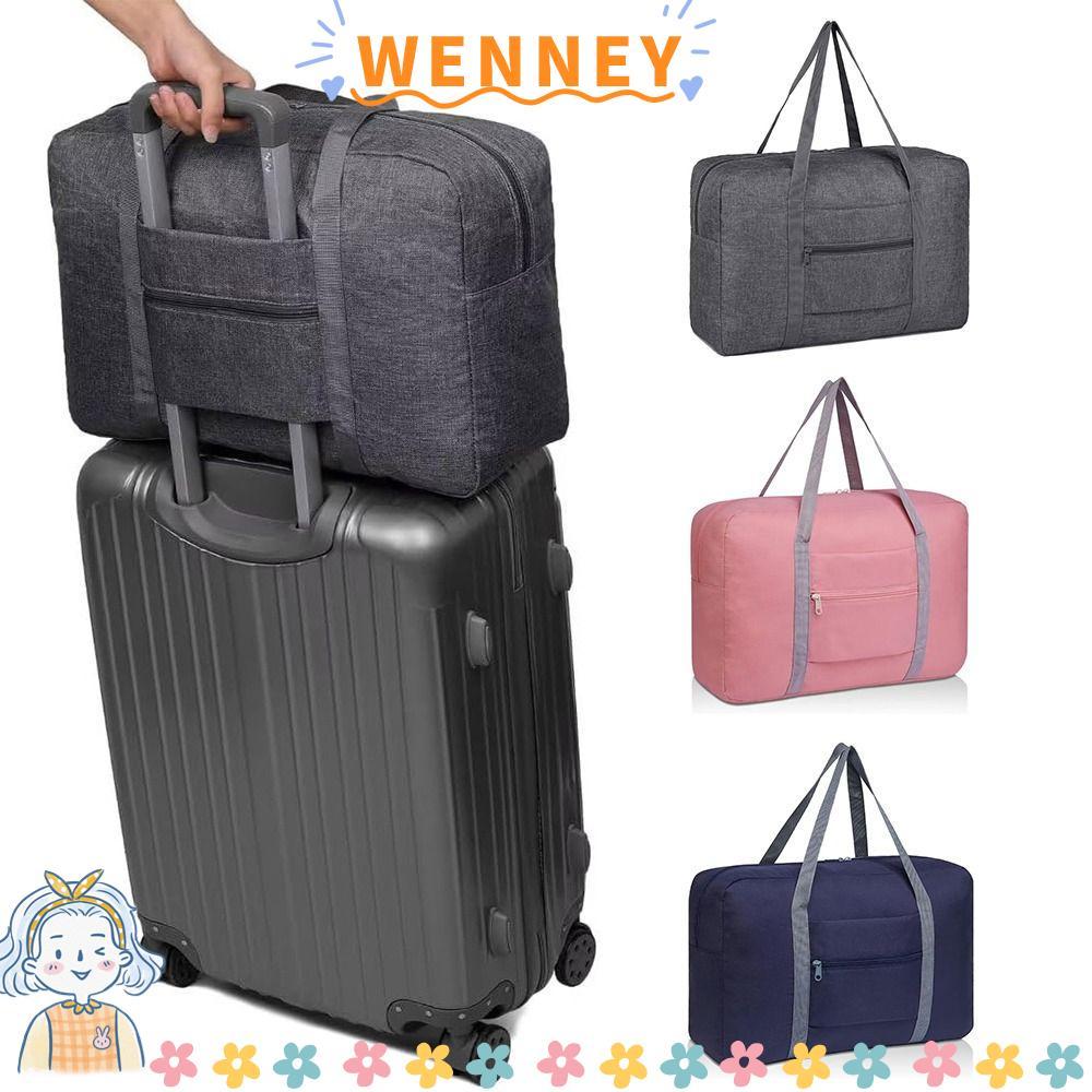 WEY Travel Duffel Bag, Underseat กระเป๋าพับได้สะดวก, Hot Carry-on Folding Personal Item Bag For Airl