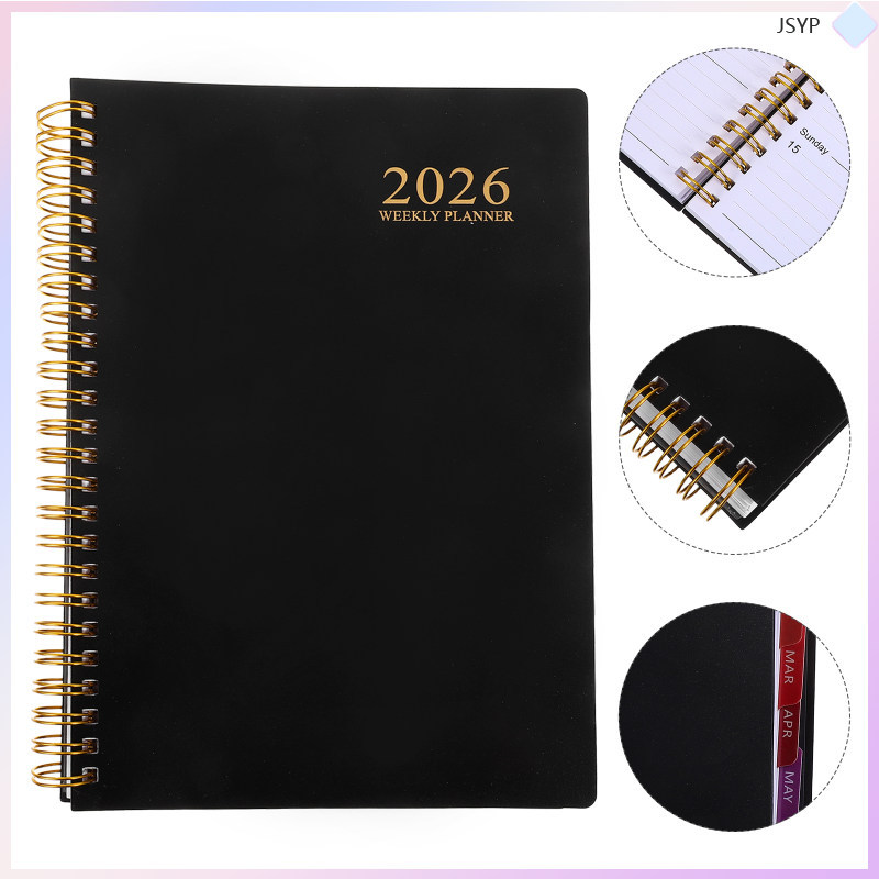 Notebook 2026 Daily Planner Compact Weekly Calendar junshaoyipin
