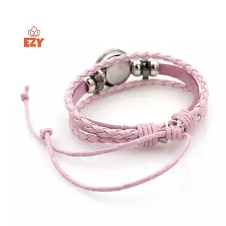 EZY 2 ชิ้น Luminous สร้อยข้อมือคู่ Sun Moon สร้อยข้อมือสีดําปรับได้มิตรภาพแฟชั่นเครื่องประดับโรแมนติกของขวัญวันเกิดใหม่