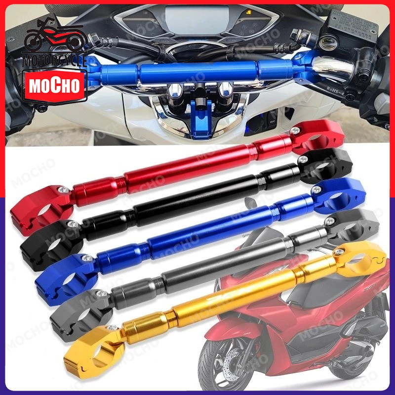 บาร์รถจักรยานยนต์อเนกประสงค์สําหรับ HONDA PCX125 PCX150 PCX 160 อลูมิเนียม Handlebar 7/8 นิ้ว 22 มม.รถจักรยานยนต์