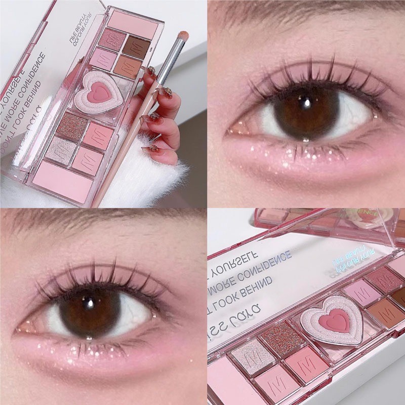 ส่งทันที ซิกเนเจอร์ อายแชโดว์ พาเลท 11 COLORS Eyeshadow Palette สีแน่นชัดติดทน