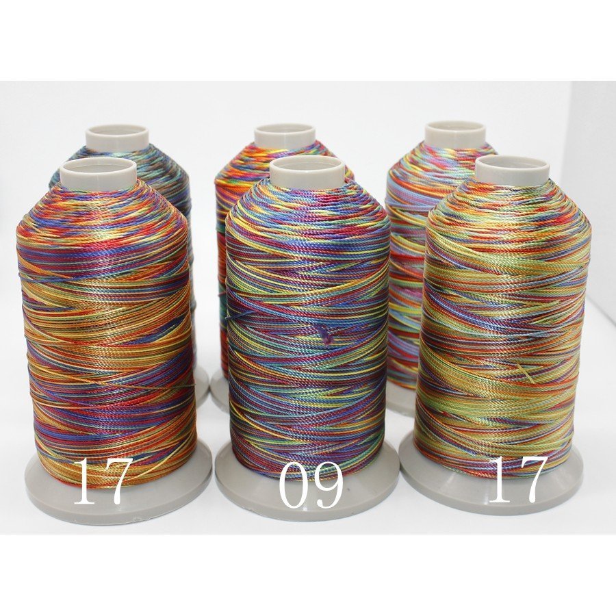 Handmade Strand สีด้ายสร้อยคอ 12-Segment ด้ายย้อมมือด้ายถักด้ายถัก C