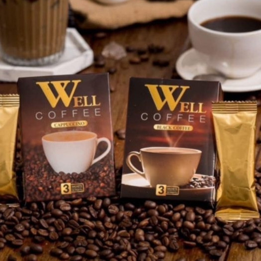 กาแฟ WELL COFFEE 1กล่อง3ซอง