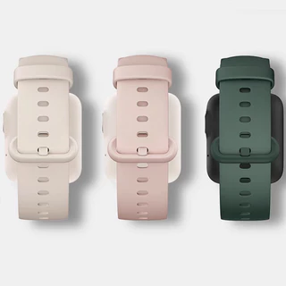สายซิลิโคนอ่อน for Smartwatch Redmi Watch 1 2 Lite ยาง อุปกรณ์เสริมแถบเปลี for Xiaomi Mi Watch 1 2 Lite/ Mi Poco Watch