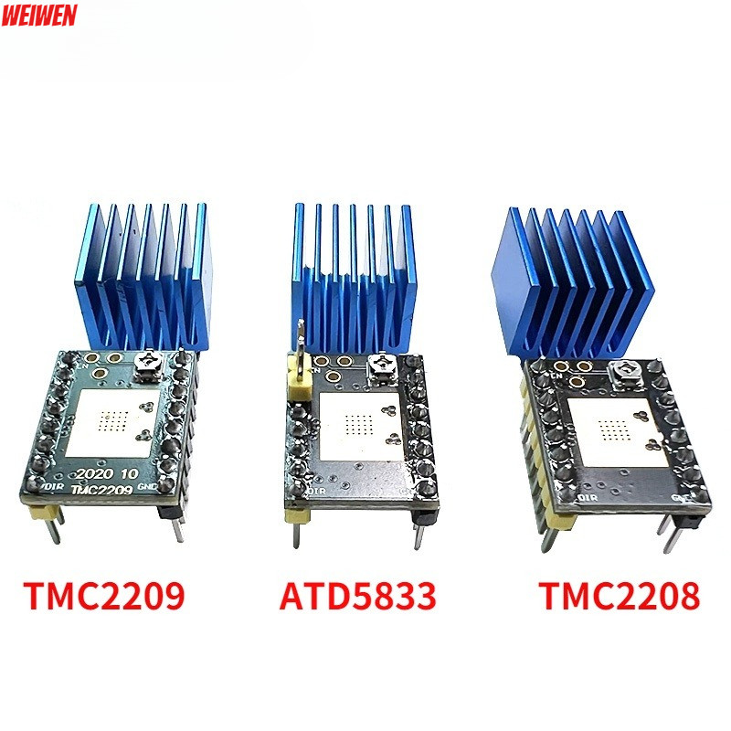 TMC2209 TMC2208 ATD5833 Stepper Motor Driver Stepstick Mute Driver MKS 3D ชิ้นส่วนเครื่องพิมพ์ SKR V