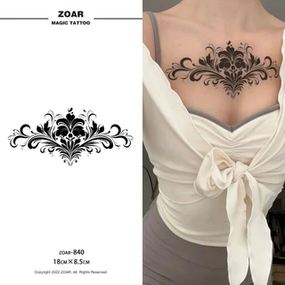 COD🔥 ⚡ส่งจากไทย⚡แทททู ZOAR🚛L07 Magic tattooเซ็กซี่ สติ๊กเกอร์รอยสัก กันน้ำ รอยสัก ลายสัก 15 วัน สีดำ