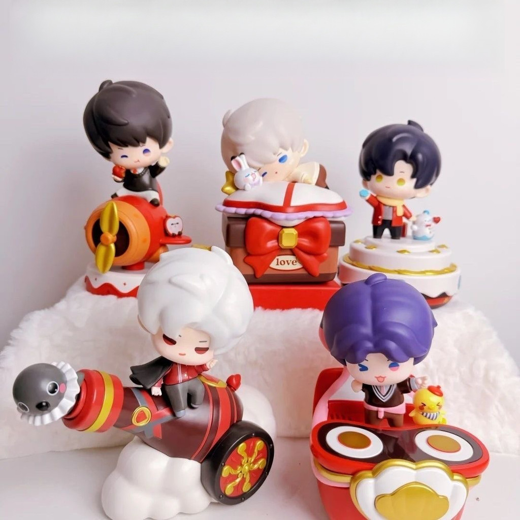 [ของแท้] 2025 KFC x Love and Deepspace ธีมแบรนด์ร่วม QQ ของขวัญเครื่องประดับตุ๊กตาฟิกเกอร์น่ารัก