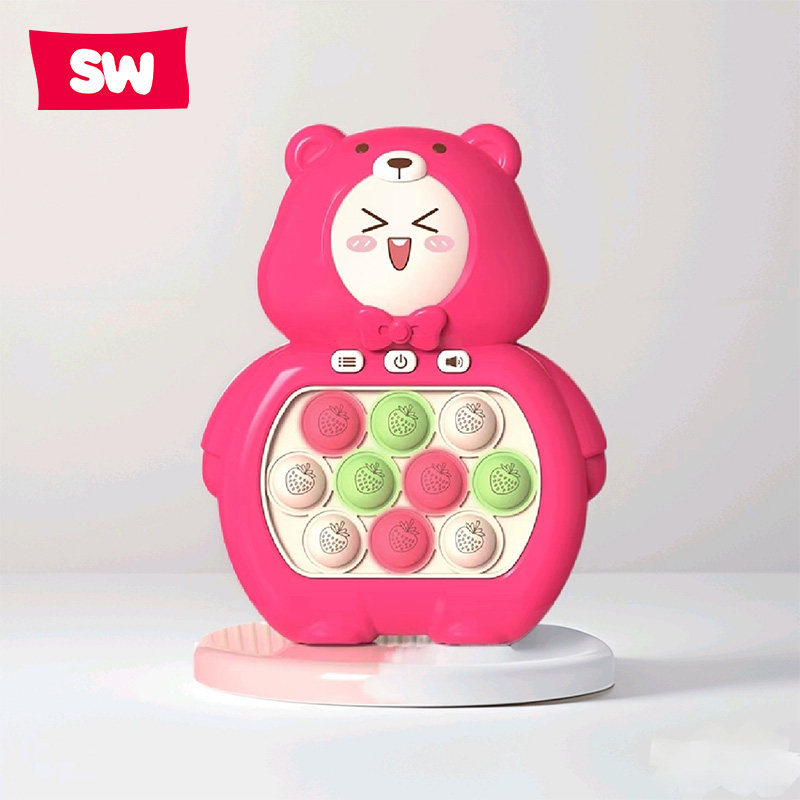 Cross border Rodent Kill Pioneer กดเพลงหมีสีชมพู Face เปลี่ยนความเร็ว Push เกมเครื่อง Decompression 