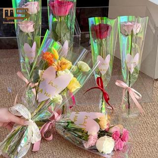 ทีที 30 ชิ้นโปร่งใสกุหลาบถุงบรรจุภัณฑ์ช่อดอกไม้ถุงพลาสติกช่อ…