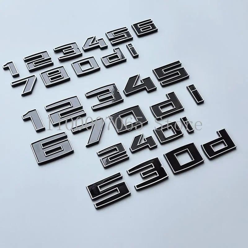 Dual สีสีดําเงิน M Series ABS ตัวอักษรรถป้ายสัญลักษณ์สติกเกอร์สําหรับ M140i M240i M320i M340i M530i 