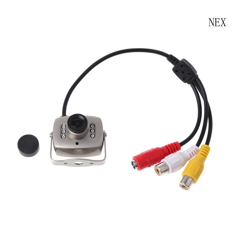 NEX CCTV IR Wired Mini Camera Security Color Night สําหรับ Vision บันทึกวิดีโออินฟราเรด