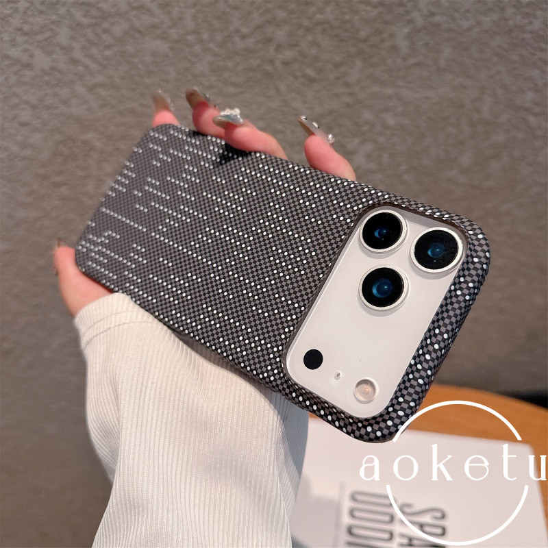 รูปแบบคาร์บอนไฟเบอร์เหมาะสําหรับ ไอโฟน 17 โปรแม็กซ์ เคสโทรศัพท์แม่เหล็ก, แอปเปิล 16 โปรแม็กซ์ พรีเมี่ยม 15พี ความรู้สึกผิวบางเฉียบ, 14/13 การกระจายความร้อนรวมทุกอย่างฮาร์ดกร