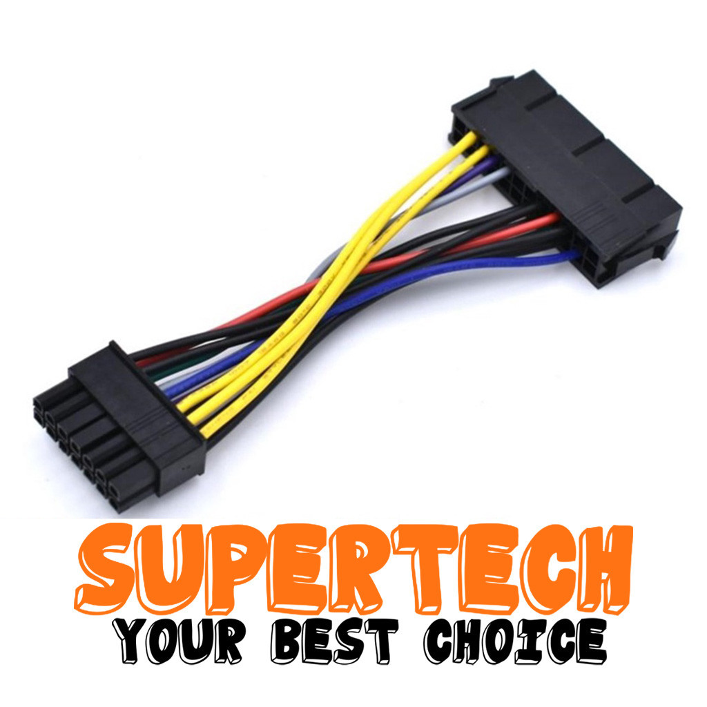 24Pin 24 Pin Female to 14 Pin Male PSU Main Power Supply ATX Adapter Cable