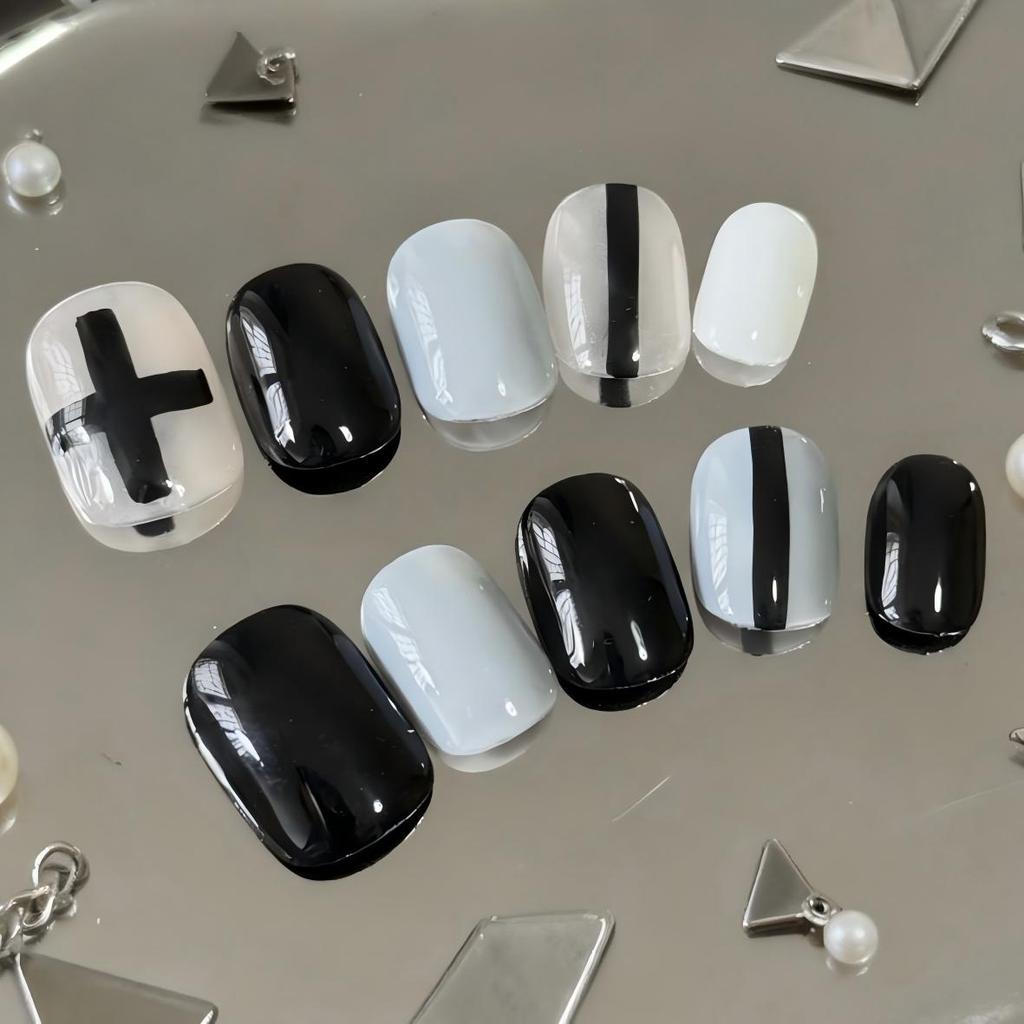 Cortisol Juhoon สไตล์เดียวกันเฉพาะสนับสนุนทําเล็บมือทําด้วยมือสวมใส่เล็บ