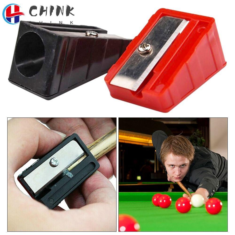CHINK กบเหลาดินสอคิว ชุด 5 ชิ้น พลาสติก สำหรับปรับแต่งปลายคิวบิลเลียดและสนุ๊กเกอร์