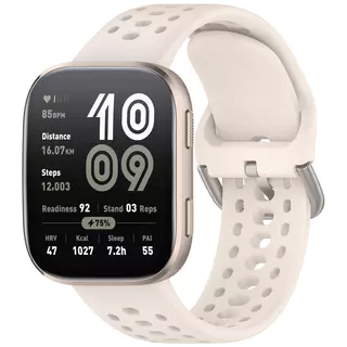 สาย Amazfit Bip 6 สายยาง วงดนตรีถ้ำนุ่มระบายอากาศ อุปกรณ์เสริมนาฬิกาสมาร์ท 22mm เปลี่ยนสายนาฬิกา Amazfit BIP 6
