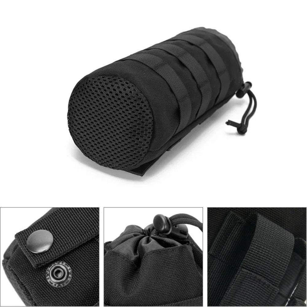 Crosstrade Molle ขวดน้ํา, 1000D Oxford ผ้า Molle ระบบกาต้มน้ํากลางแจ้ง Carrier กระเป๋า, ขวดน้ํากระเป๋าเดินทางมัลติฟังก์ชั่เดินป่าขวดกระเป๋าเดินทาง ราคา ถูกที่สุด ดีลบีเคเค แกลเลอรีภาพที่ 4