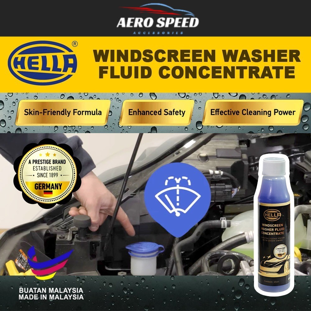 HELLA Windscreen / Windshield Washer Fluid Concentrate 35ml