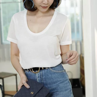 BW Basic U ทรง Slim fit ที่ครองใจสาวๆ แพทเทิร์นนางฟ้า มาพร้อมเนื้อผ้าสุด Premium / Cotton lycra ใส่สบายสุดๆ ลองแล้วจะ...