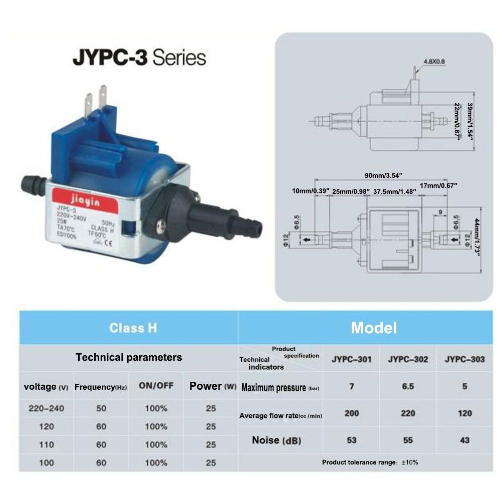 SXZ Jiayin JYPC-3 ปั๊มน้ํา Philips เตารีดไอน้ํา GC8755 GC7808 GC7805 GC7630 GC7620 GC7619 GC9642