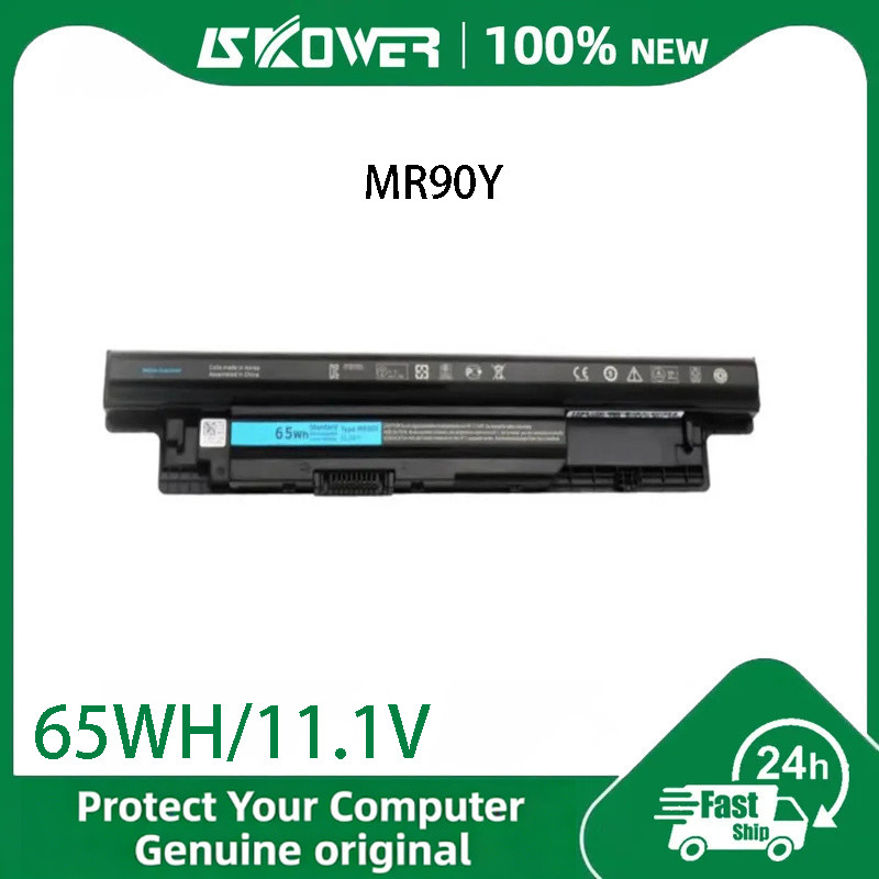 แบตเตอรี่แล็ปท็อป MR90Y ใหม่สำหรับ Dell Inspiron 3421 3721 5421 5521 5721 3521 3437 3537 5437 5537 11.1V 65WH