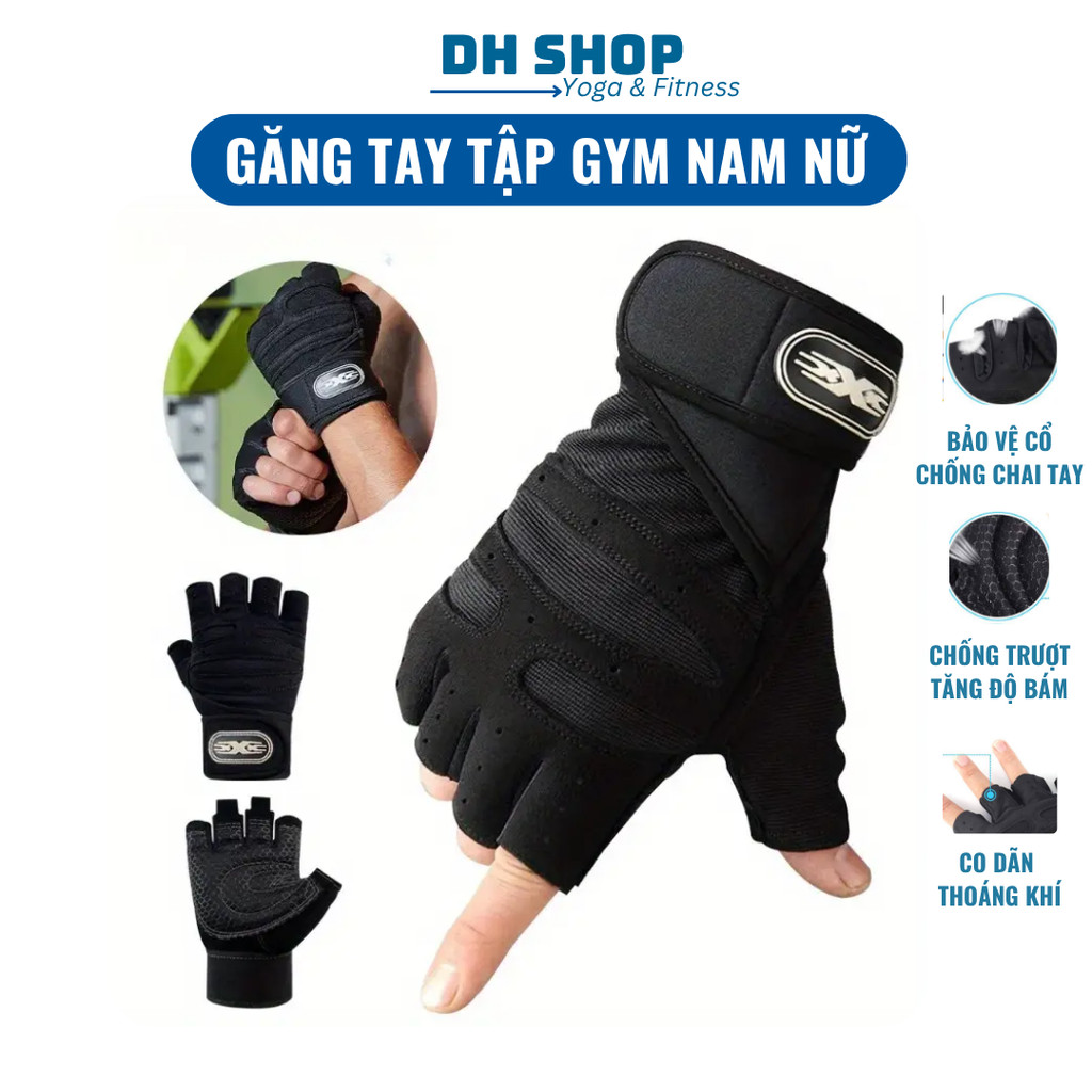 DH SHOP ถุงมือยิม ถุงมือกีฬายิมฝึกซ้อมน้ําหนักราคาถูกของแท้สําหรับผู้ชายและผู้หญิง