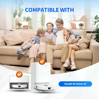 ถุงเก็บฝุ่นสําหรับ Xiaomi Mijia H50 / 5Pro/5C/OV31GL/OV42CN/OV21GL/M30/M30S/M40/M40S หุ่นยนต์อะไหล่สูญญากาศคอลเลกชันฝุ่นประสิทธิภาพสูง