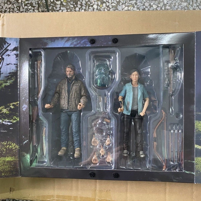 The Last Survivor Joel Ellie America Doomsday Action Figure Double Set เครื่องประดับชนิดบรรจุกล่อง