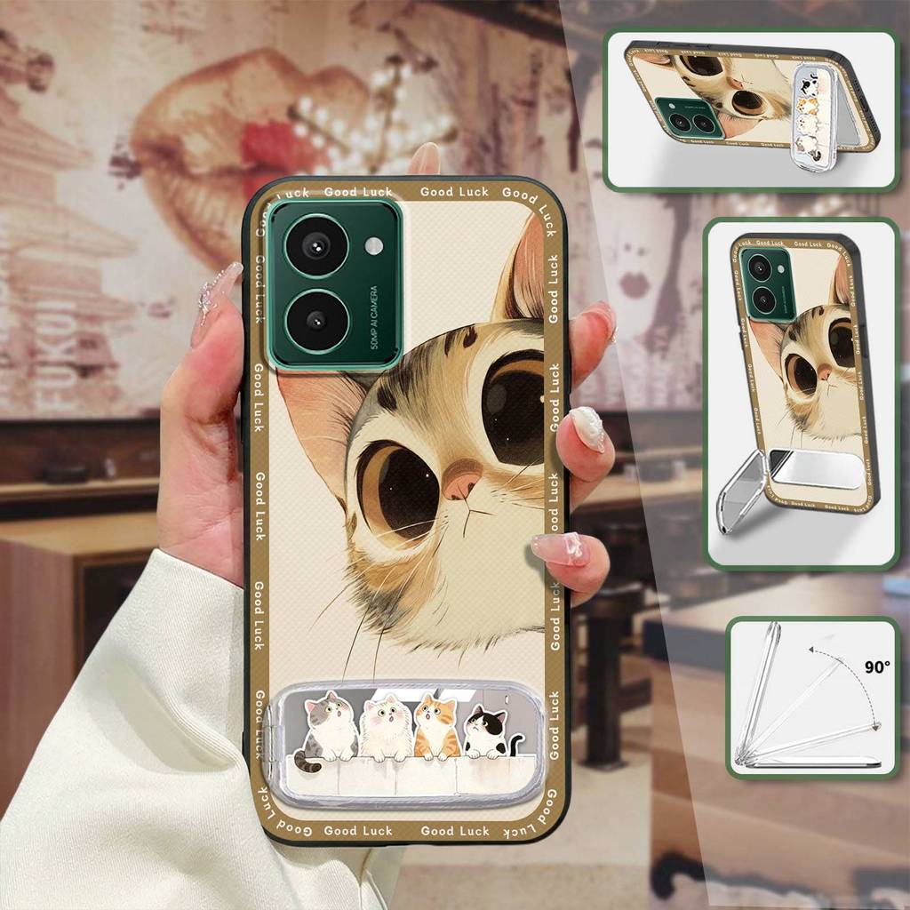 กันกระแทกแต่งหน้ากระจกเคสโทรศัพท์สําหรับ Nokia HMD Pulse/Pulse +/Pulse Pro TPU 3D ป้องกันการ์ตูนทนทา