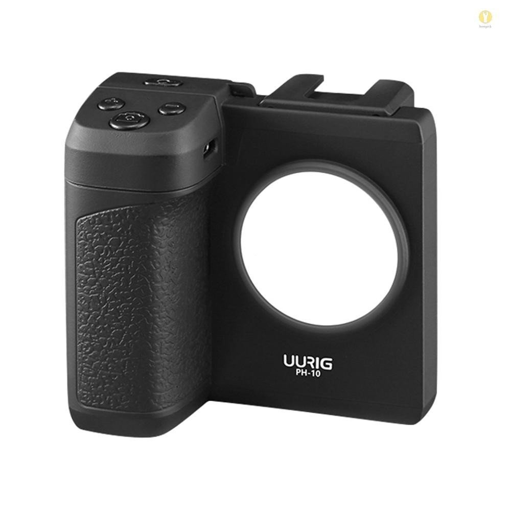 HGP UURIG PH-10 ไร้สายจับที่วางโทรศัพท์ Stabilizer สําหรับสมาร์ทโฟน Vlog Selfie พร้อมรีโมทคอนโทรลรอง