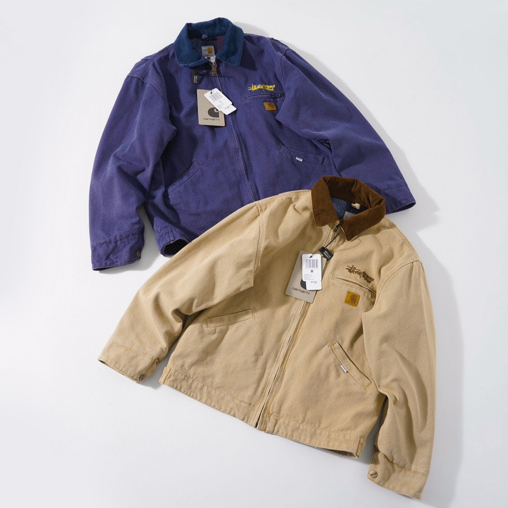 X4KG CAR x STU Collaborative vintage model J97Washed vintage-style jacket, American mountain style