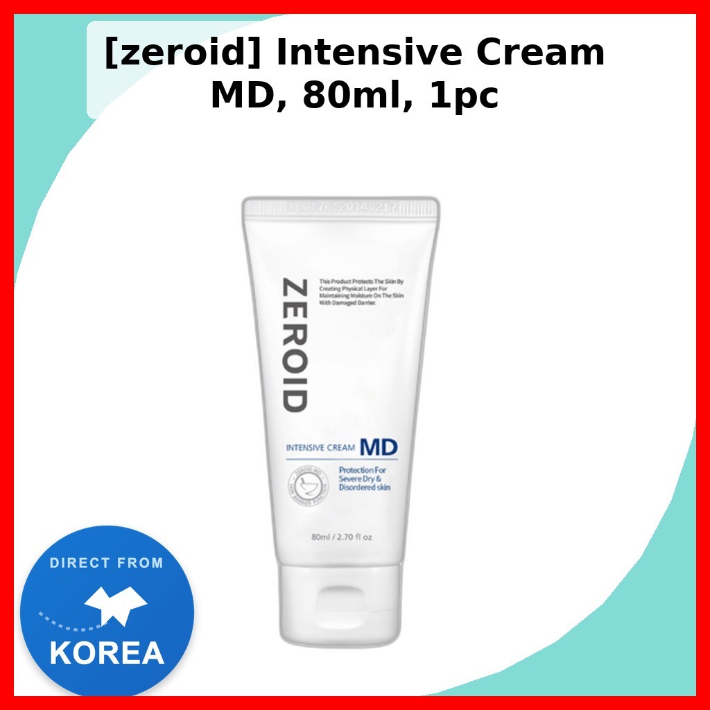 [zeroid] Intensive Cream MD, 80ml, 1 ชิ้น / ครีมเข้มข้นเกาหลี / สูตรให้ความชุ่มชื้น / ของแท้ 100% โด