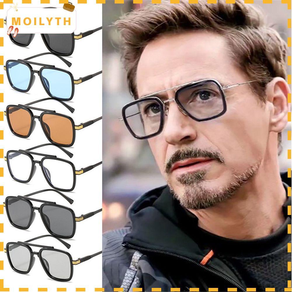 MOILYTH Sun Glasses Vintage Glasses Square Glasses for Men Women