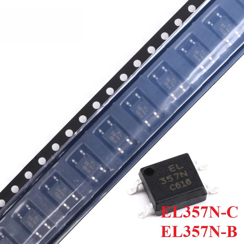 10 ชิ้น/ล็อต EL357N EL357N-C EL357N-B EL357NC EL357 357 SOP4 SOP4 ทรานซิสเตอร์ Optocoupler IC Chi ให
