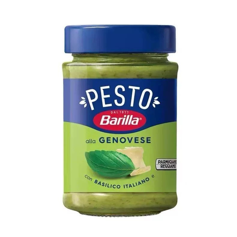 PESTO อิตาลีนําเข้ามะเขือยาวอิตาเลี่ยน Basil รสซอสพาสต้า 190g0409