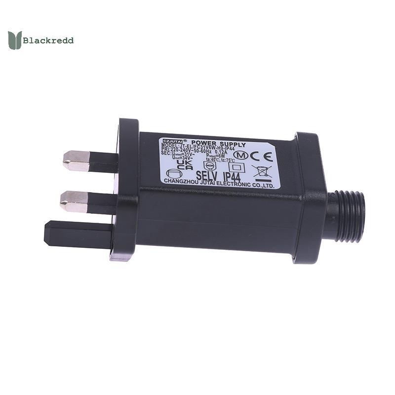 BRED AC 220V ถึง 31VDC 6W 8 ฟังก์ชั่น SELV LED Lamp Driver UK Plug Switch Adapter IP44 กันน้ําเลเซอร