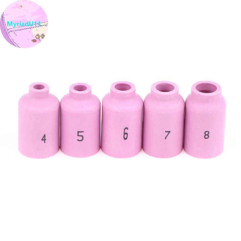 MyriadU 42 มม.54N14 54N15 54N16 54N17 54N18 Alumina เซรามิคหัวฉีดสําหรับ TIG WP17 18 26 เชื่อมไฟฉายอ