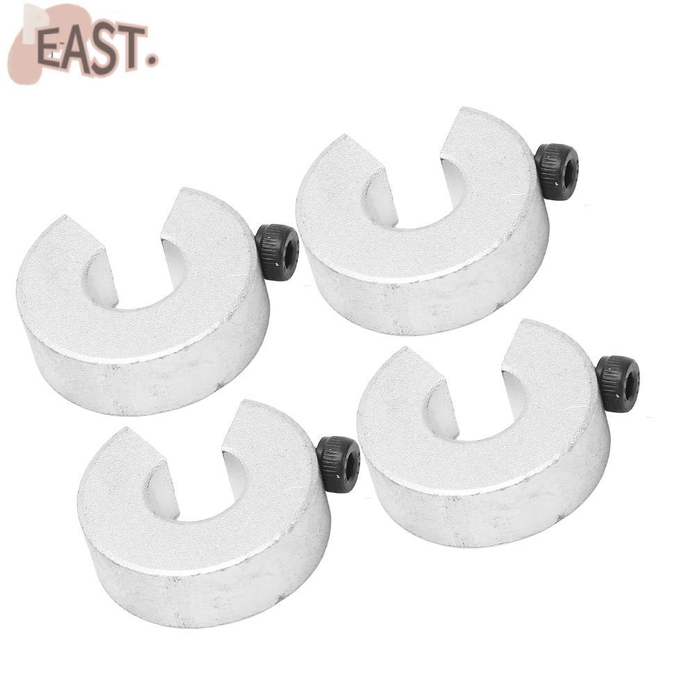 EASTS 4 ชิ้น Linear Rail Stop Collar, SBR16 อลูมิเนียมอัลลอยด์ Anodized Shaft ล็อค Collar, Precision
