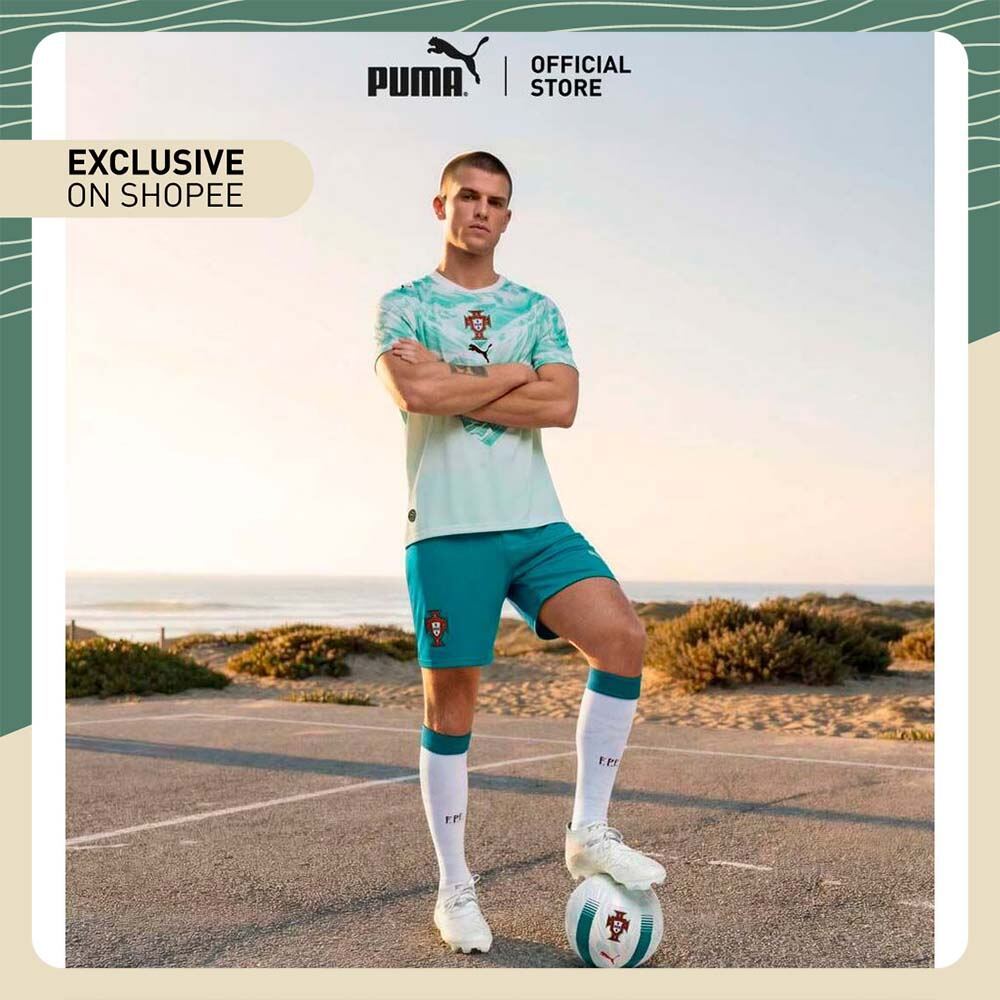 PUMA Football กางเกงฟุตบอล Portugal 2026 สำหรับผู้ชาย สีเขียว - 78329905