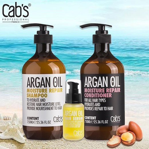 Cabs Professional Morocco Moroccan Argan Oil Moisture Repair Hair Shampoo / ครีมนวดผม/ มาส์กผม/ สเปร