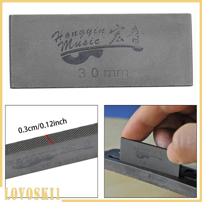 [Lovoski1] ไฟล์เฟรตกีตาร์ Fret Crowning File สําหรับกีตาร์โปร่งแบบตราสาร