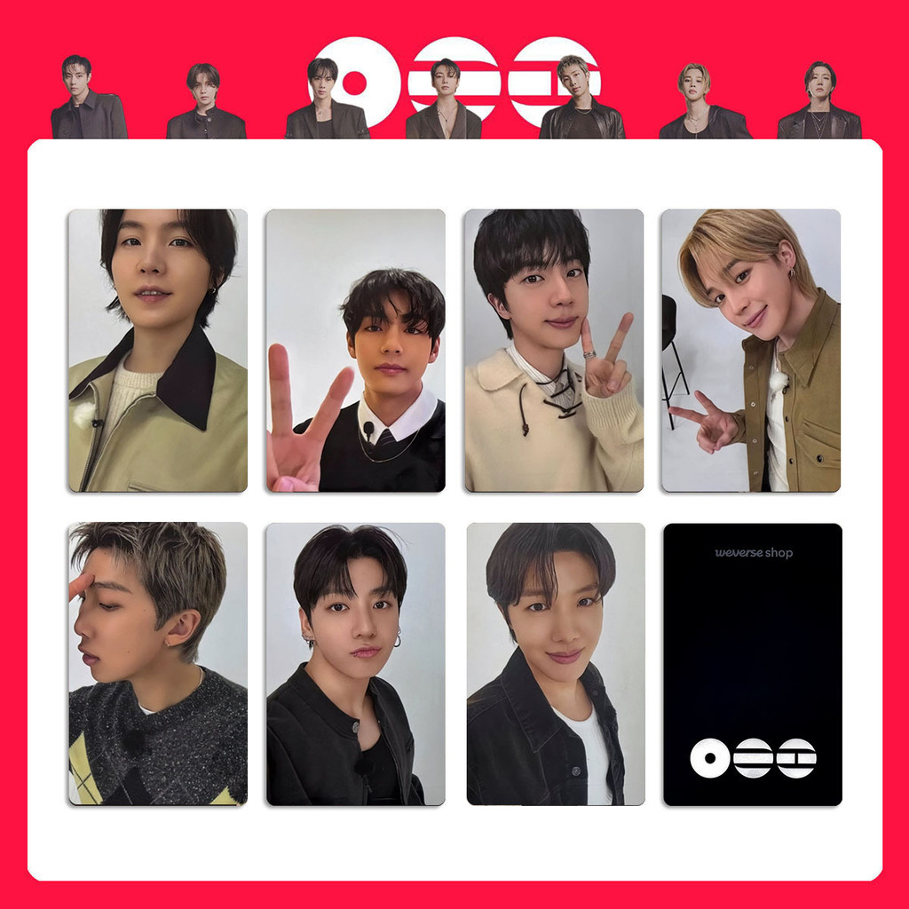 1-10pcs WORLD TOUR ARIRANG การ์ด Lomo weverse VINYL SWIM Butter Permission to Dance pub Proof Photoc