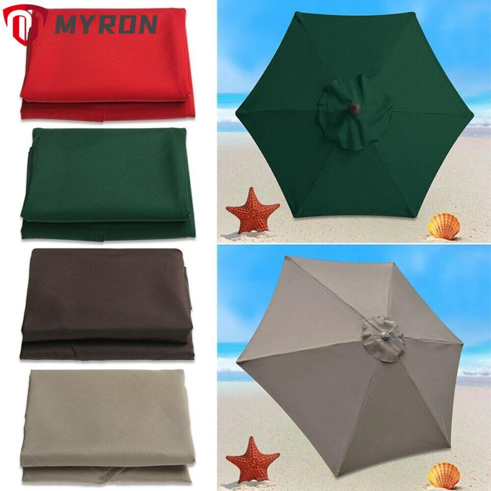MYRON Parasol Canopy Round Outdoor Coffee Shop Camping Sun Umbrella